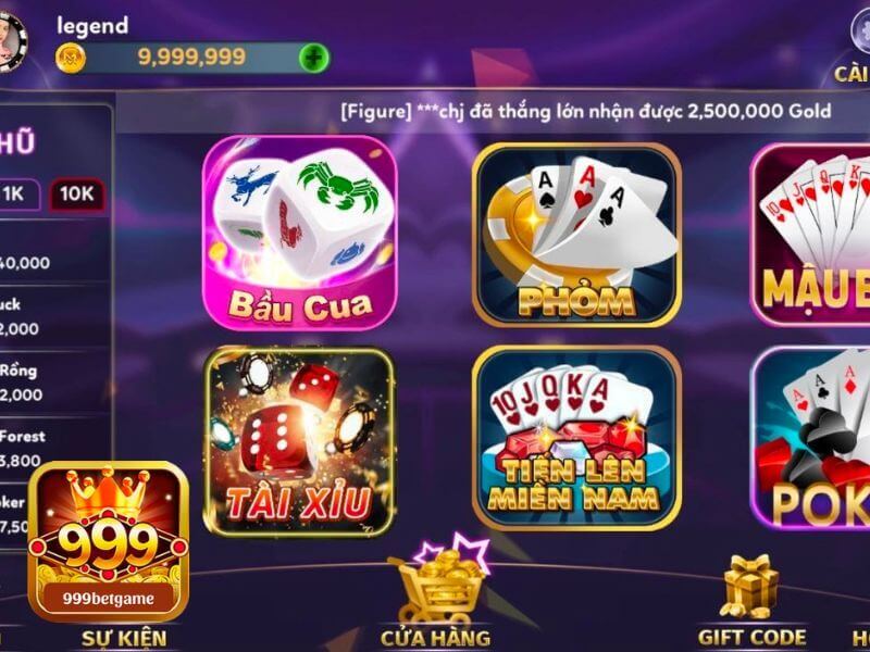 Nhiệm vụ nạp tiền 999bet